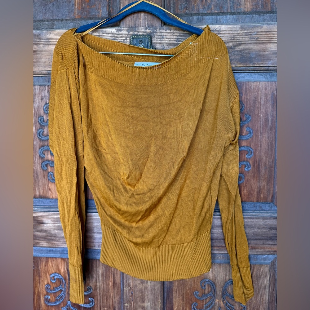 Zara long sleeve blouse